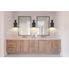 HEQIQEH Modern Battery Powered Wall Sconces Light Set of 2