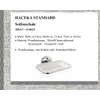 Haceka Seifenhalter Standard mit Kunststoffeinsatz, Plastik, Silber, 15 x 15