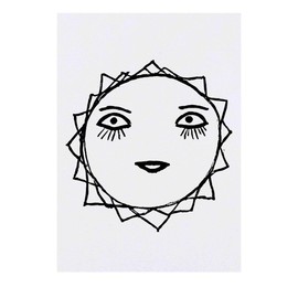 Azeeda 'Glückliche Sonne' Temporäres Tattoo - Hautfreundlicher & Ungiftiger Abziehbild · Wasserfest (TO00075167)