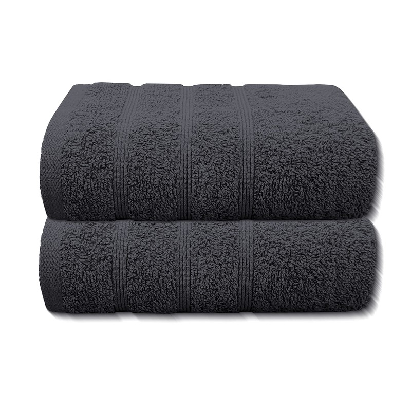 Premium Cotton - Grey Hand Towels 100% Soft Ring Spun