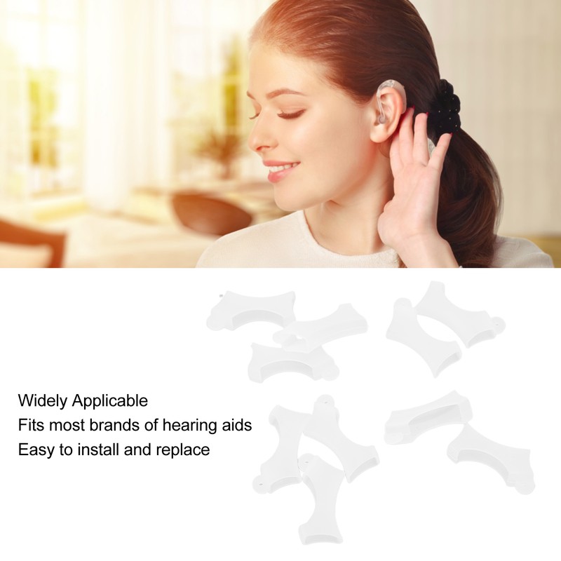 Hearing Aids Protective Cover Stretchable Silicone Hearing Amplifier Dust Protector