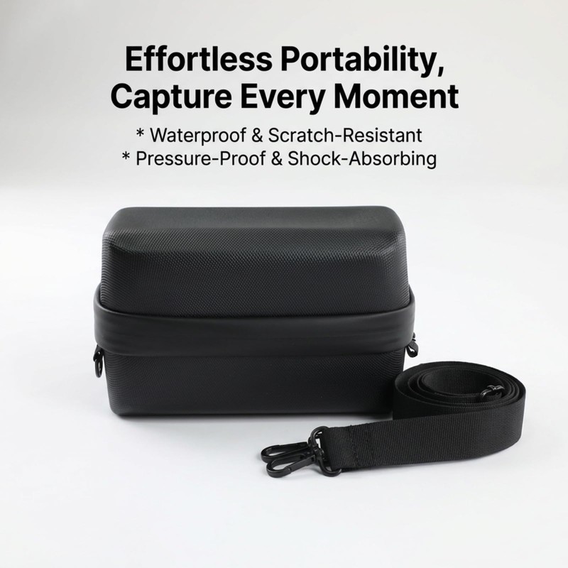 Fuimlla Pocket 3/4 Case, DJI Osmo Pocket 3 Portable Travel