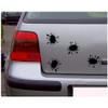 Samunshi® Paint Splashes Sticker Set of 4 4 x 6.6