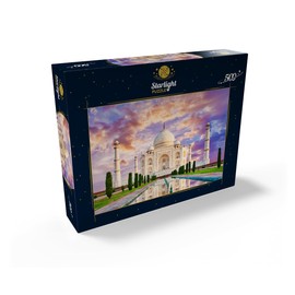 View of Taj Mahal During Sunset - Premium 500 Piece Jigsaw Puzzle for Adults