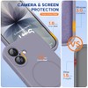 Miracase Magnético Iphone Funda Compatible Magsafe Cubierta Integrada Silicona Control