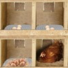 4 Pcs Washable Chicken Nest Pads, Reusable Nesting Mats for