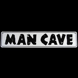 TG,LLC Treasure Gurus Man Cave Tin Sign Metal Bar Garage Man Room Wall Plaque