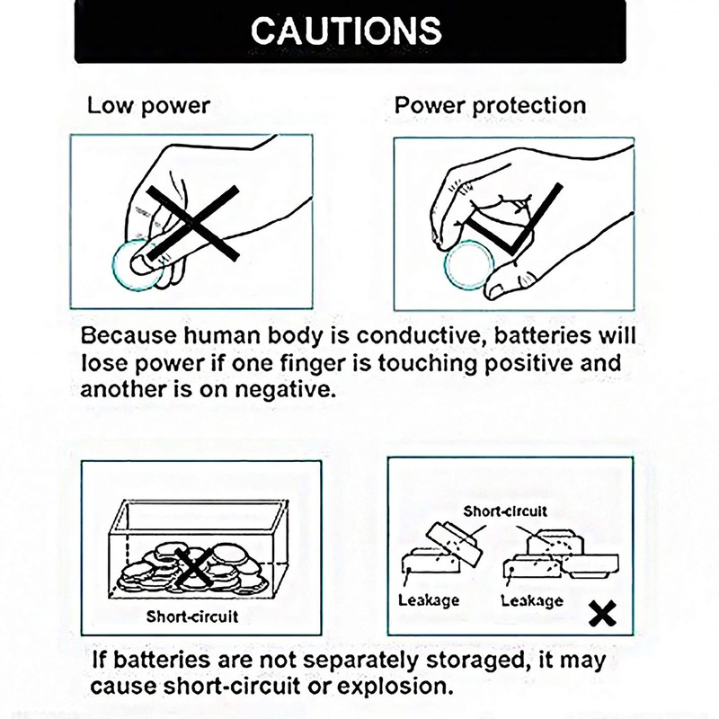 SKOANBE SR721SW 362/361/162 1.5V Button Coin Cell Watch Battery-10 Packs
