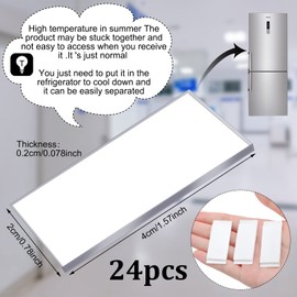 Epakh 24 Pcs Xray Marker Adhesive Strips Strong Traceless Reusable Waterproof Double Sided Adhesive Strips