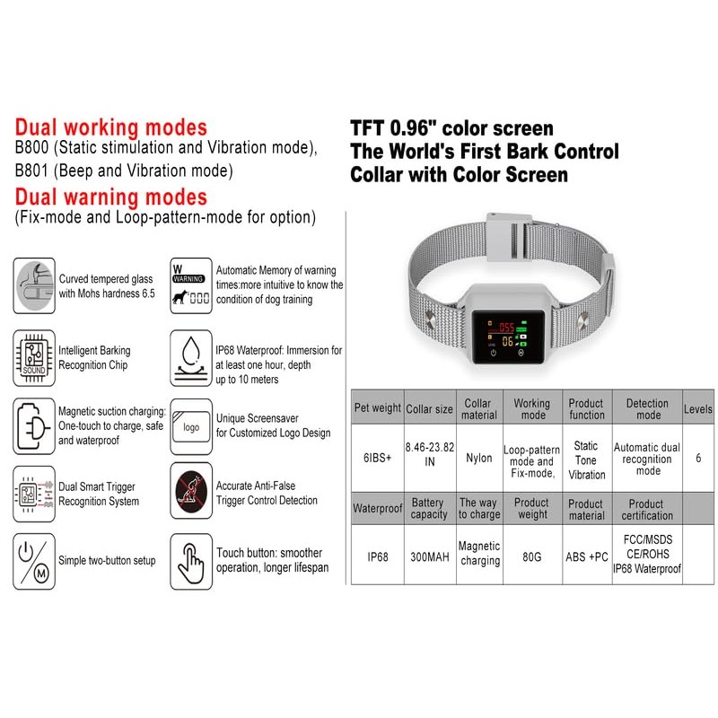 PETHEY Bark Control Collar