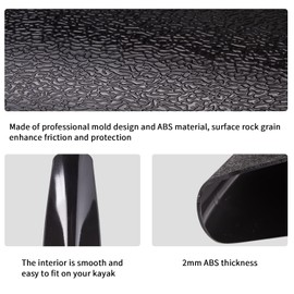 Chuanke Kayak Keel Guard Cover Compatible for Hobie PA14 Kayak Front Bow Bumper Protector