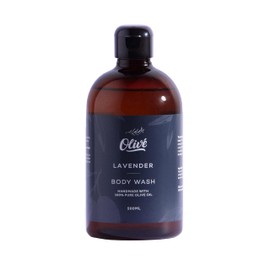 Olivé Made with Natural Ingredients 100% Pure Olive Oil Liquid Body Wash 500ml - Lavender
