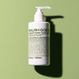 Malin + Goetz Jabón de Manos y Cuerpo de Bergamota - Jabón Corporal Purificante e Hidratante con Bergamota - Gel de Ducha Espumoso - 250 ml