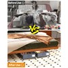 YEEBONIX Under Bed Storage with Wheels, Square Under Bed Storage