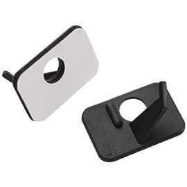 Namvo 4 Sets Archery Arrow Rest Plastic Shooting Hunting Bow Roller Rests Simple Bow Arrow Sticker Rest Left Hand for Hunting Accessories Black