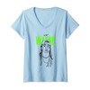 Womens Lil Wayne Illustrated Face Logo V-Neck T-Shirt