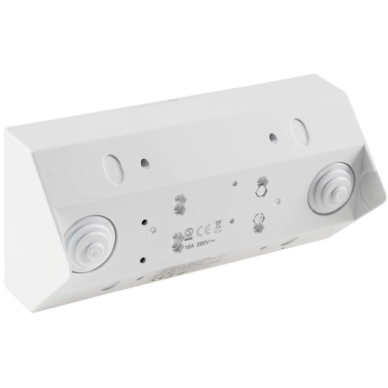Socket block in white.