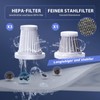 Saker Filter 4 Pack with 3 HEPA Filters and 1
