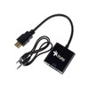 Stylos STACHV1B Convertidor Tech HDMI/VGA Cable Auxiliar 3.5mm Color Negro