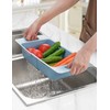 Tomorotec 2 Pack Extendable Sink Colander Basket Over the Sink