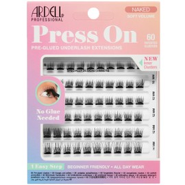 Ardell Press On Pre-Glued Underlash Extensions - Naked Soft Volume, 60 ct, 1-pack