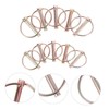 Abaodam 15pcs Heavy Duty Mower Pin Resistant Locking for Farm
