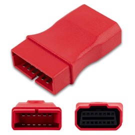 JUTA OBD2 to OBD1 Adapter Compatible with GM and Daewoo OBDI 12-Pin Male to OBDII 16-Pin Female Diagnostic Tool Connector