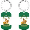 Llavero universal de metal con bandera de Andalucía, accesorios para
