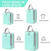 AIMALL 4-Pack Compression Travel Storage Bags Set - Waterproof Vacuum