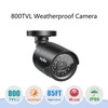 SANNCE 1/4" CMOS 800TVL 960H CCTV Weatherproof 3.6mm Lens with