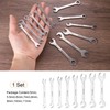 sourcing map Super-Thin Open End Wrench Set 5/5.5/6/7/8/9/10/11mm Metric Double