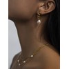 Dorosé 18 Carat Gold Plated Pearl Earrings Anti-Allergic Hanging Pearl
