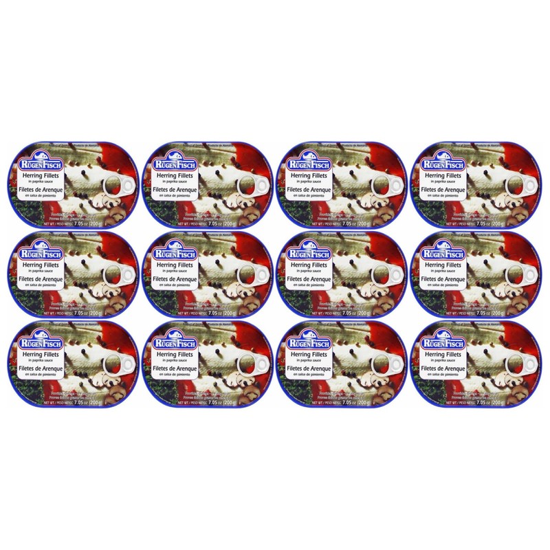 Rugen Fisch Herring & Mackerel Fillets Assorted Sauces (12 -