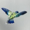 Ganz Crystal Expressions Acrylic Hummingbird Ornament Suncatcher Blue/Yellow Gr