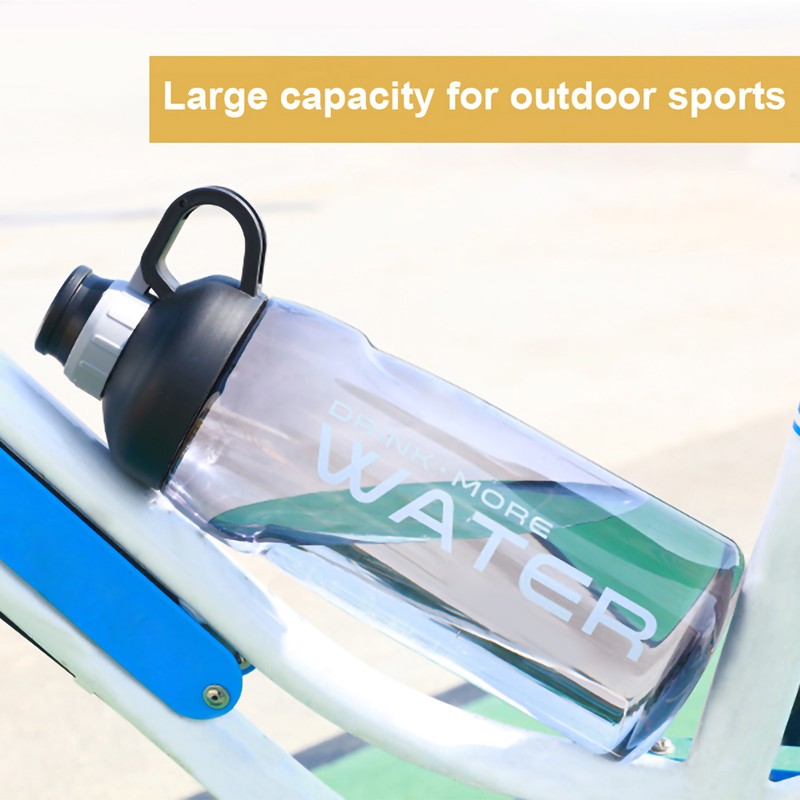 2000ML 64oz Sports Plastic Water Bottle Handgrip Space Sports for
