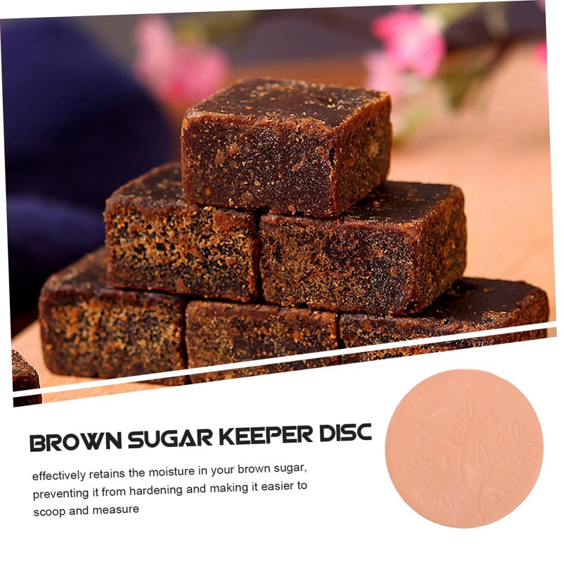 Alipis Bread Warmer Stone Sugar Softener Discs 4 Pack Terracotta