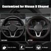West Llama Customized Auto Car Steering Wheel Cover for Nissan,D