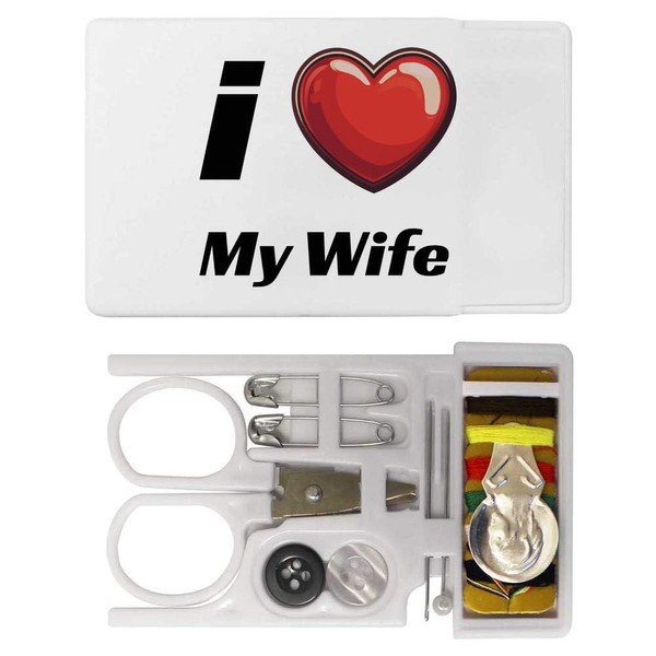 'I Love My Wife' Mini Travel Sewing Kit (SE00037256)