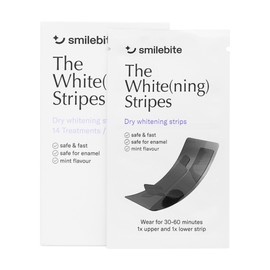 Smilebite The White(ning) Stripes Teeth Whitening Strips - Set of 28 Effective and Safe Teeth Whitening Professional Effect Easy to Use Bleaching Teeth Teeth Bleaching Teeth