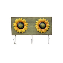 Wood Painting Decoration Wrought Iron Sun Flower Combination Painting Living Room Bedroom Bar Wall Hanging Decor