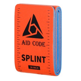 First Aid Splint 36" X 4.3"，Emergency Splint for Arm Leg Broken Bones Fracture,Ideal for Sports, Home, First Aid Refill and Pets (Folded)