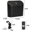 DYOUen 2pcs Car Trash Can Small With Trash Bags And