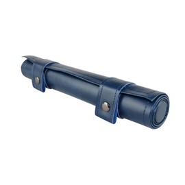 Blue Travel Roll Up Backgammon Set 13 Inch