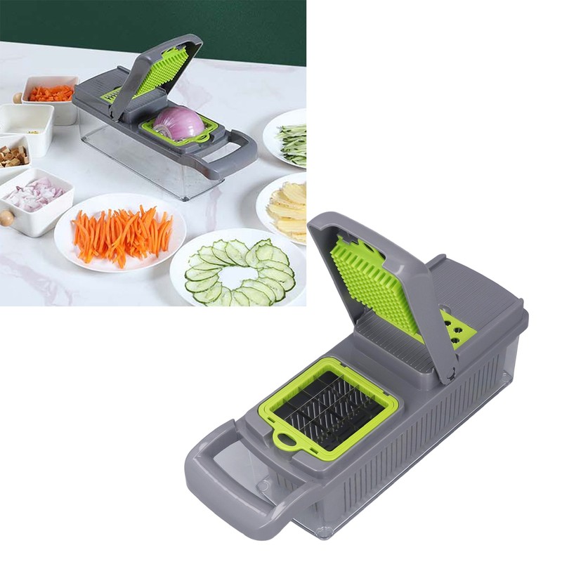 Vegetable Chopper Vegetable Cutter Food Chopper with Container for Slicing
