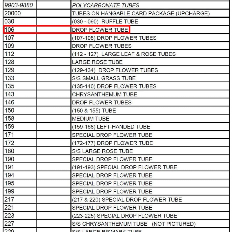 Ateco Pastry Tube Number 106