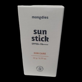 Mongdies Inorganic Sun Stick 22g 1ea / 몽디에스 무기자차 선스틱 22g 1개