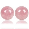 juanxian Rose Quartz Massage Balls 4cm with Gift Box Hand