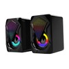 Tofficu 1 Pair USB Computer Speaker Stylish Portable Voice Box