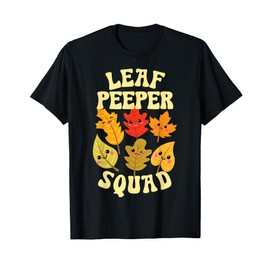 LEAF PEEPER SQUAD Fall Foliage Leaf Peeping T-Shirt