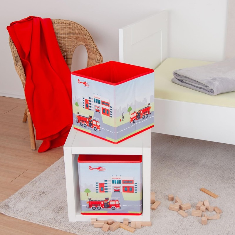 Herding Storage Box, Polypropylene, Multi-Colour, Approx. 30 x 30 x